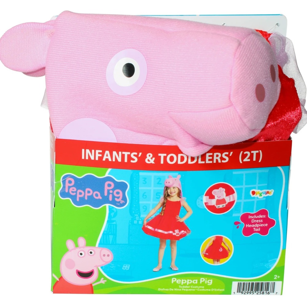 Toddlers‎ 2T Peppa Pig Dress Up Costume  New!